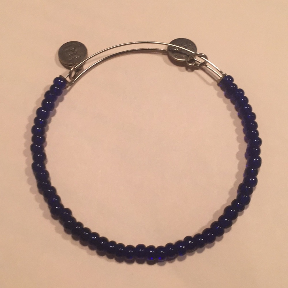 ALEX AND ANI Cobalt Blue beaded bangle